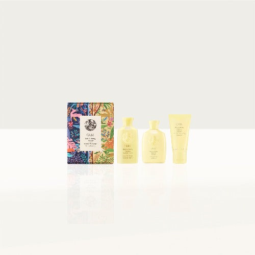 Coffret Cadeau Oribe Canada sans sulfate de la Boutique Flair, boutique de produits pour cheveux et salon de coiffure à Blainville. Ils offrent des produits tels que des shampoings sans sulfate, des masques capillaires, des gels douche, des après-shampoings. Ils sont non seulement certifiés par Bellami, mais ils offrent également des produits de plusieurs autres marques telles que Oribe Canada, T3, Iles Formula, QiQi, et bien d'autres !