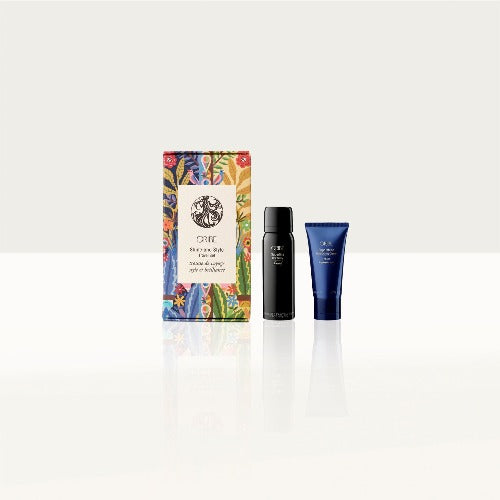 Coffret Cadeau Oribe Canada sans sulfate de la Boutique Flair, boutique de produits pour cheveux et salon de coiffure à Blainville. Ils offrent des produits tels que des shampoings sans sulfate, des masques capillaires, des gels douche, des après-shampoings. Ils sont non seulement certifiés par Bellami, mais ils offrent également des produits de plusieurs autres marques telles que Oribe Canada, T3, Iles Formula, QiQi, et bien d'autres !